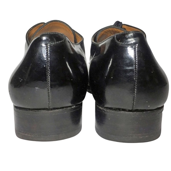 J.M. Weston Black Patent Derby Men's Size 10 D - Picture 7 of 8